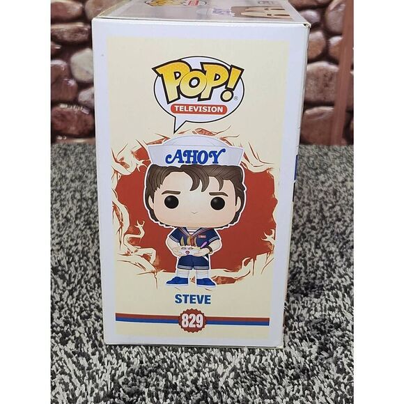 Funko POP Stranger Things Scoops Ahoy Steve Baskin Robbins Exclusive #829 - Picture 4 of 6